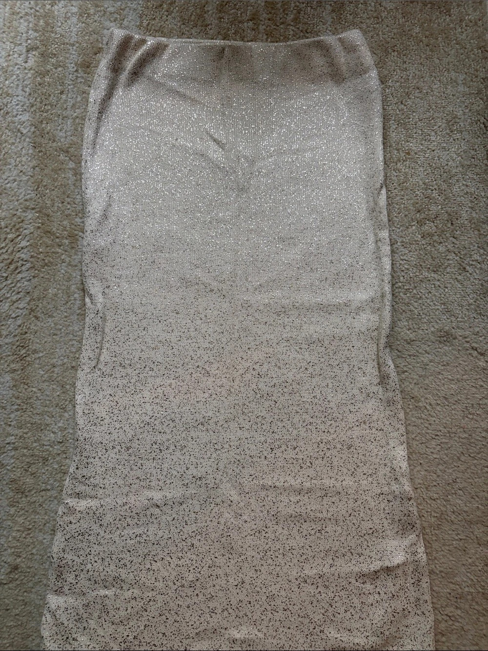 Zara Knit Midi Skirt in Pink Size Medium Like New